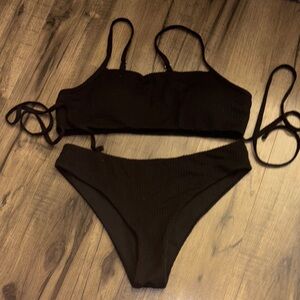SHEIN Black Bikini Set